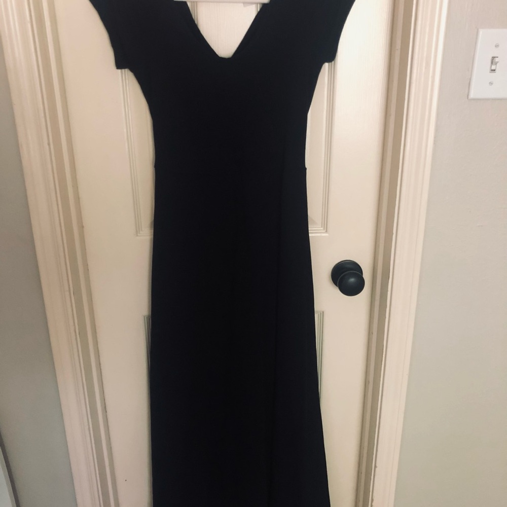 Pact Black Maxi Dress